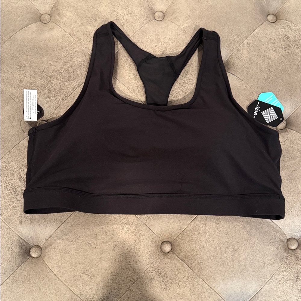 NWT LuLaRoe Invincible Sports Bra - Black Activewear - Size: 3XL